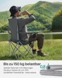 SONGMICS Campingstuhl Klappstuhl 2er Set bis 150 kg belastbar Bild 4