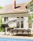 SONGMICS Sonnenschirm 270x270 cm UPF 50+ 360° drehbar Bild 1