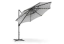 SONGMICS Sonnenschirm Ampelschirm Grau 300cm mit LED Bild 2