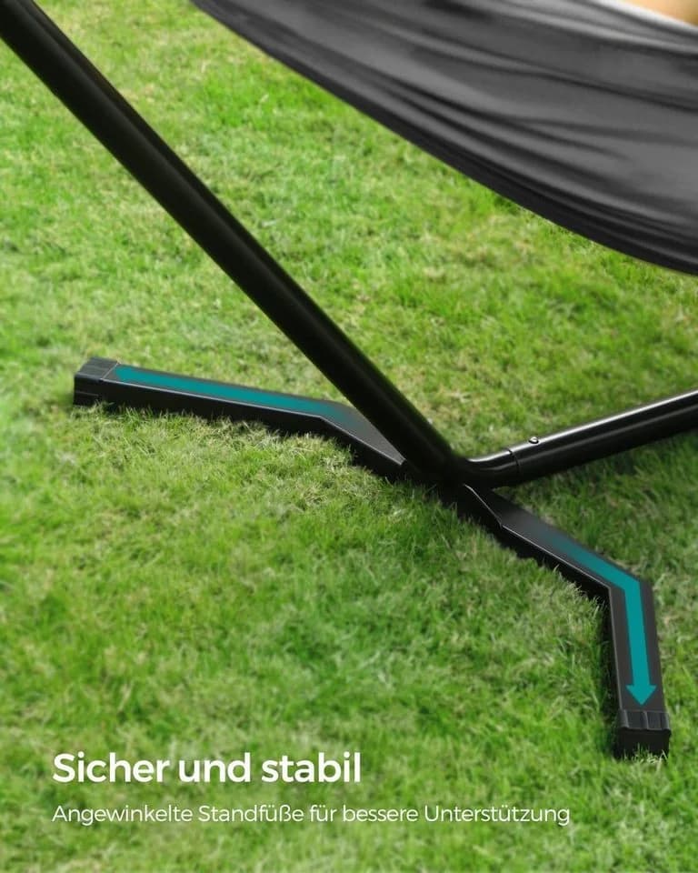 SONGMICS Hängematte 5 Höhen verstellbar 240 kg belastbar - Bild 4