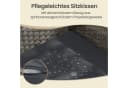 SONGMICS Gartenlounge-Set 4-tlg. Grau Polyrattan Bild 4