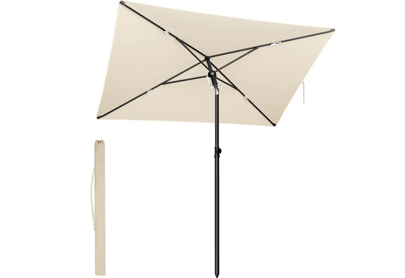 SONGMICS Sonnenschirm UPF 50+ Beige - Bild 2