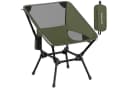 SONGMICS Campingstuhl höhenverstellbar Klappstuhl Grün mit 2 Taschen Bild 2