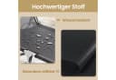SONGMICS Gartenliege Schwarz Klappbar Mit Verstellbarer Sonnenblende Bild 5