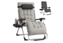 SONGMICS Gartenliege Relaxliege stufenlos einstellbar Stahlrahmen Bild 2