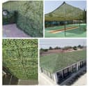 OSTWOLKE Sonnensegel 4x6M Tarnnetz Camouflage Netz Dekoration Sonnenschutz Bild 3