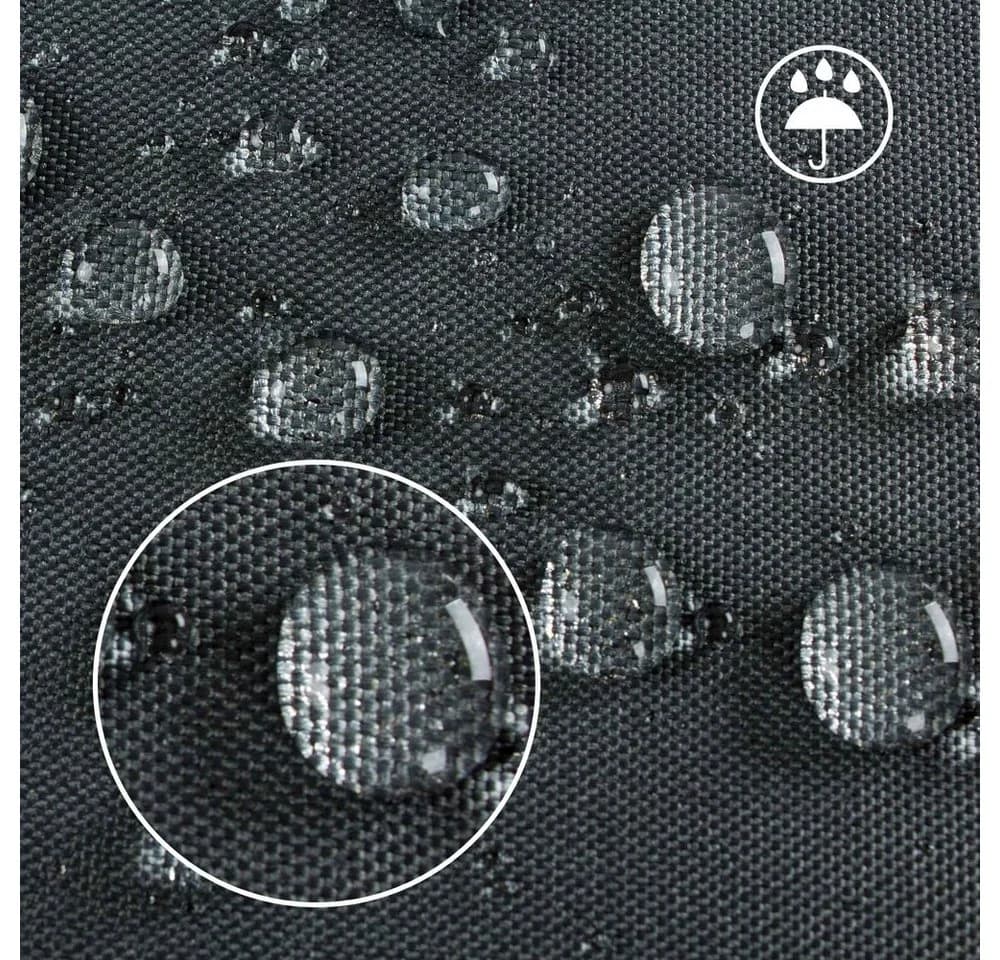 Hentex Strandkorb-Schutzhülle Grau Ripstop-Polyester - Bild 5