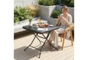 TLGREEN Gartentisch Buffettisch Klappbar Holz-Optik Bild 1