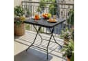 TLGREEN Gartentisch Buffettisch Klappbar Holz-Optik Bild 2