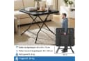 TLGREEN Gartentisch Buffettisch Klappbar Holz-Optik Bild 3