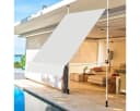 COSTWAY Klemmmarkise 150cm breit Beige Bild 1