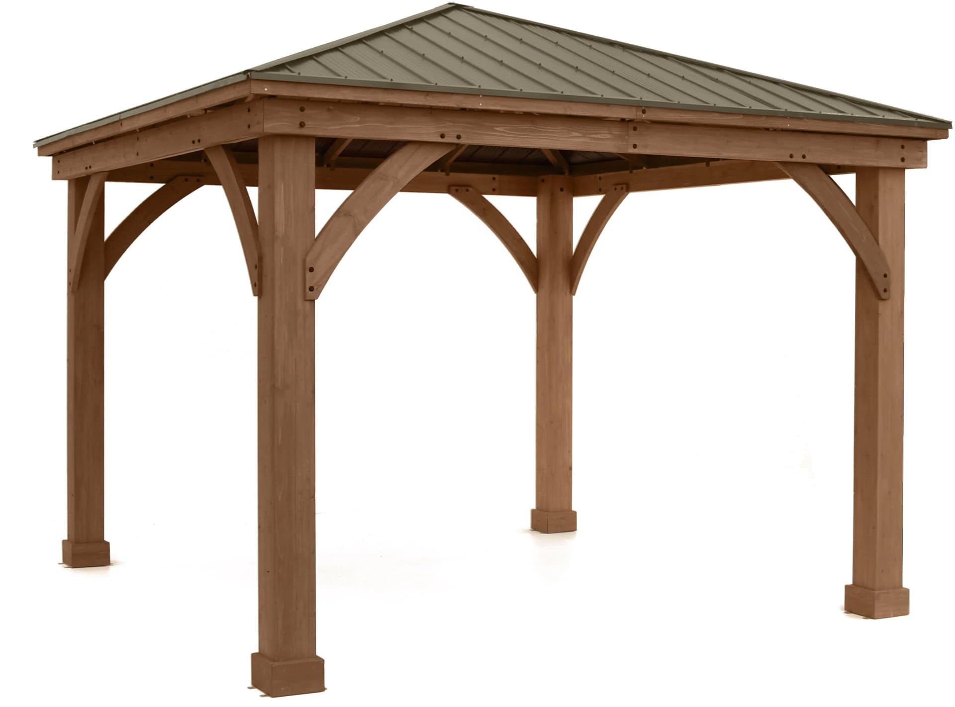 WESTMANN Holzpavillon Devon 12x12 Beige Massivholz - Bild 2