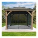 WESTMANN Pavillonseitenteil Devon mit Moskitonetz Anthrazit Polyester Bild 1