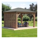 Sichtschutzelement Seitenwand Holzpavillon Devon Premium Bild 1