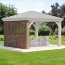Sichtschutzelement Seitenwand Holzpavillon Devon Premium Bild 2