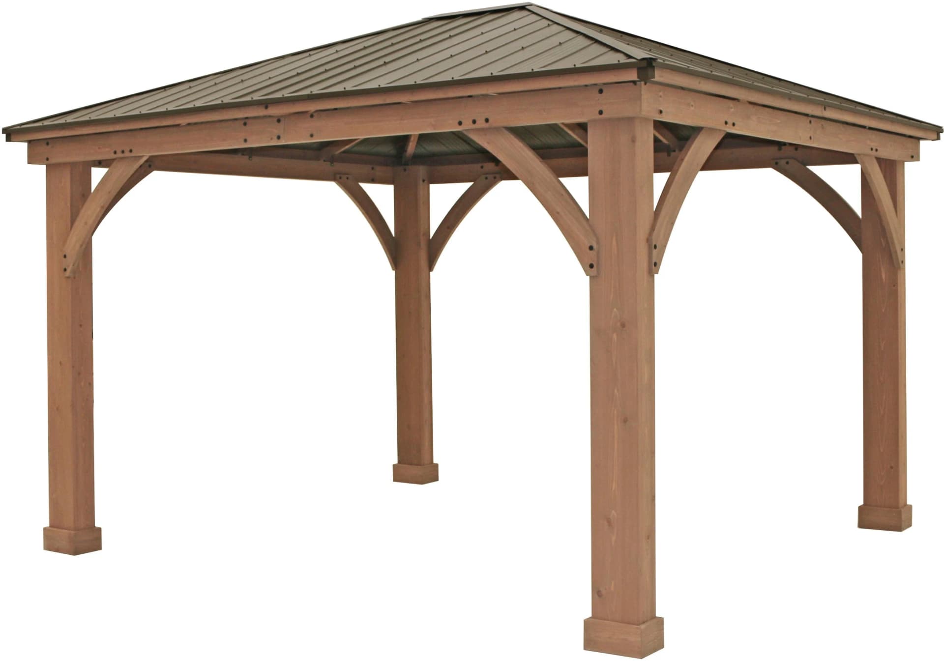 Holzpavillon WESTMANN Devon 12x14 Beige Massivholz - Bild 2