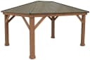 Holzpavillon WESTMANN Devon 12x16 Beige Massivholz Bild 2