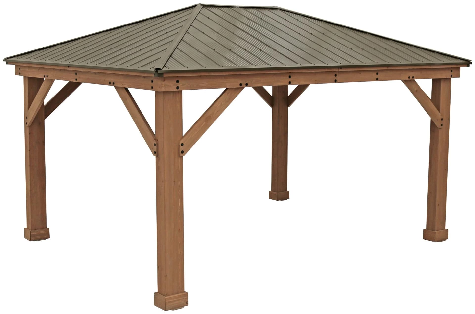 Holzpavillon WESTMANN Devon 12x16 Beige Massivholz - Bild 2