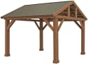 Holzpavillon WESTMANN Yukon 14x12 Massivholz Zeder Bild 2