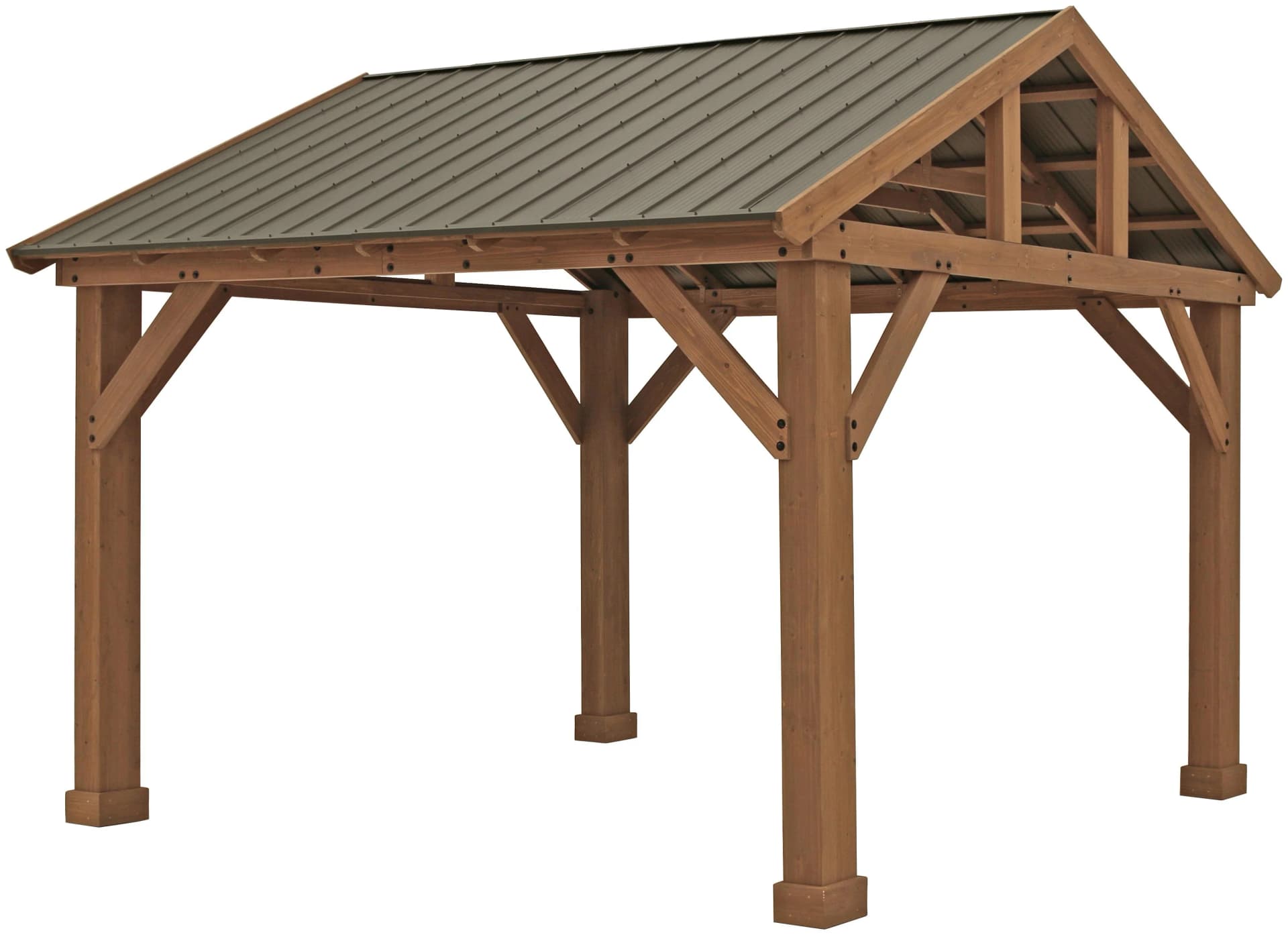 Holzpavillon WESTMANN Yukon 14x12 Massivholz Zeder - Bild 2