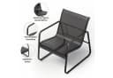 Bealife Balkonset 2 Sessel und 1 Tisch Garten Terrasse Bild 5