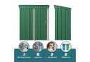 Bealife Metall-Gartengeräteschuppen Robust und Wasserdicht Bild 4