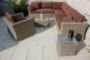 Ragnarök Möbel-Design Gartenlounge-Set Wotan Ecksofa Polyrattan Bild 3