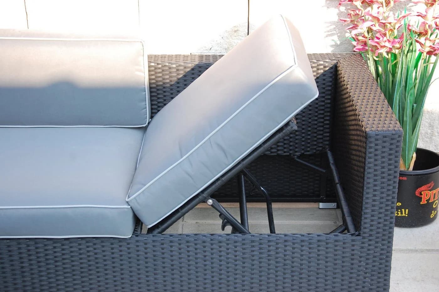 Ragnarök Möbel-Design Gartenlounge-Set Wotan Ecksofa Polyrattan - Bild 5