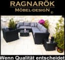 Ragnarök Möbel-Design Gartenlounge-Set Wotan Ecksofa Polyrattan Bild 1