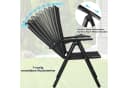 TLGREEN Gartenstuhl Hochlehner 2er Set Klappstuhl 7-fach verstellbar Aluminium Bild 4