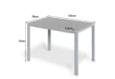 TLGREEN Gartentisch 110x70cm WPC Balkontisch Bild 4