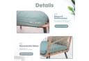 JOIVI Bistrostuhl Outdoor 3-tlg. Bistro Set Rattan Bild 4