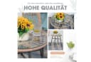 JOIVI Bistrostuhl Outdoor 3-tlg. Bistro Set Rattan Bild 5