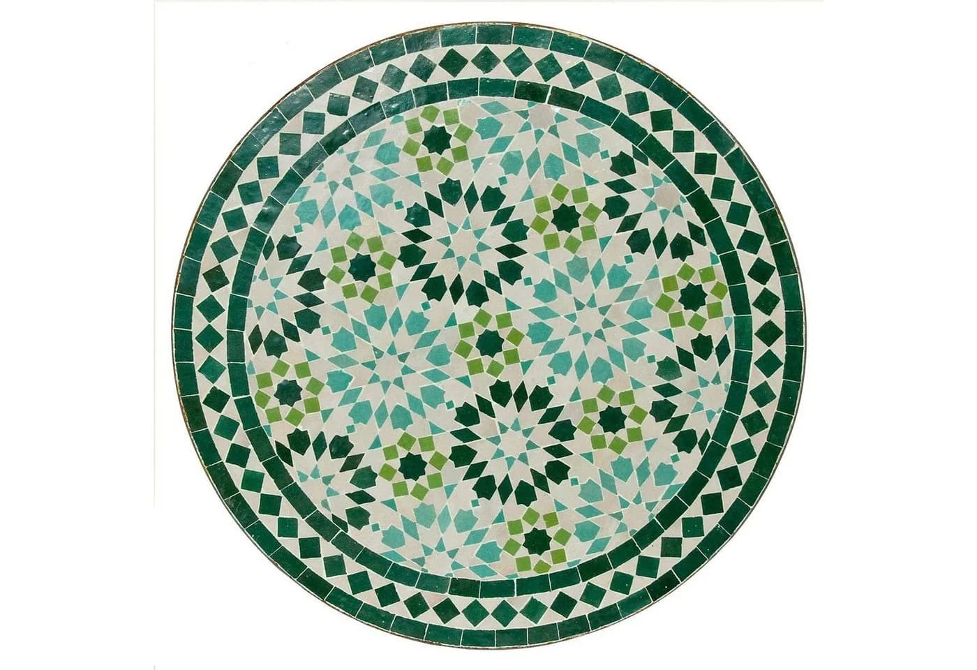 Casa Moro Gartentisch Mosaik türkis/grün Ø 60cm - Bild 2