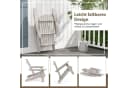 COSTWAY Adirondack Gartenstuhl Klappbar Tannenholz Bild 4