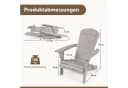 COSTWAY Adirondack Gartenstuhl Klappbar Tannenholz Bild 5