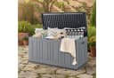 COSTWAY Auflagenbox 300L Gartenbox mit Gasdruckfedern abschließbar Bild 1