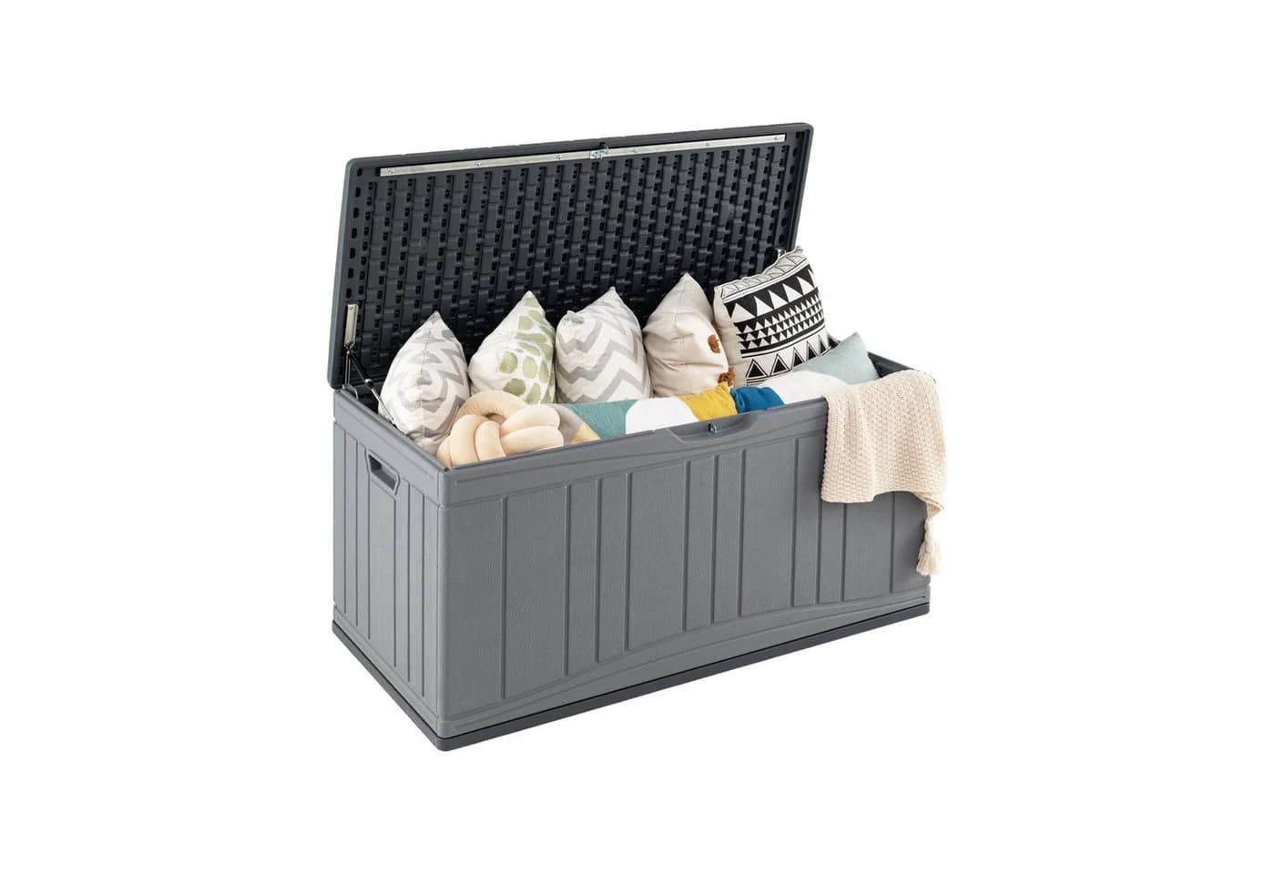 COSTWAY Auflagenbox 300L Gartenbox mit Gasdruckfedern abschließbar - Bild 2