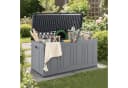 COSTWAY Auflagenbox 300L Gartenbox mit Gasdruckfedern abschließbar Bild 3