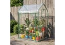 COSTWAY Mini-Gewächshaus Transparent/Schwarz mit UV-Schutz Bild 2