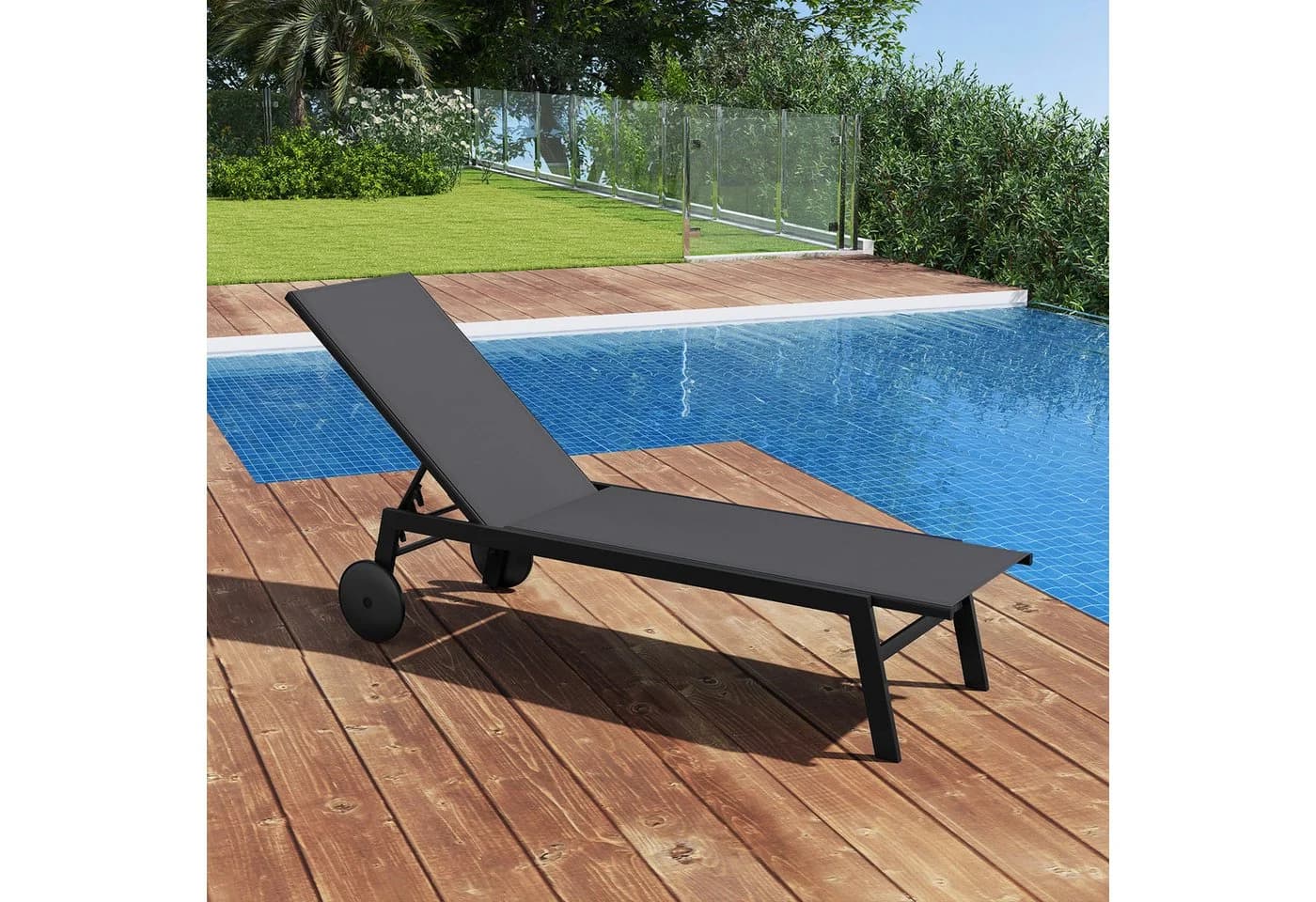 COSTWAY Gartenliege 6-stufig verstellbar - Bild 2