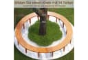 COSTWAY Gartenbank 2er Set Akazienholz Wetterfest Bild 3
