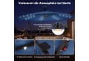 COSTWAY Sonnenschirm Balkonschirm 300 cm blau mit LED Bild 1