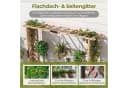 COSTWAY Blumenkasten Hochbeet mit Rankgitter Tannenholz Bild 4