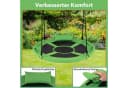 COSTWAY Nestschaukel Grün mit Kissen & Griffen Bild 3