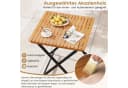 COSTWAY Klappbarer Gartentisch aus Akazienholz Beistelltisch Bild 4