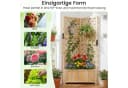 COSTWAY Eck-Blumenkasten mit Spalier Fichtenholz Natur Bild 5