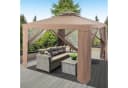 COSTWAY Gartenpavillon UV 50+ Wasserdicht mit Doppeldach Bild 2