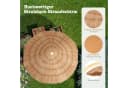 COSTWAY Hawaii Strandschirm 175cm Tropischer Sonnenschirm Bild 1