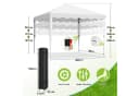 TLGREEN Faltpavillon 3x3M 420D Oxford Gartenzelt Bild 3